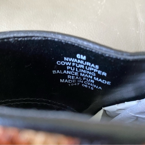 NINE WEST Anura Animal Print Boots Ankle Booties Women’s Size 6 - Picture 10 of 10